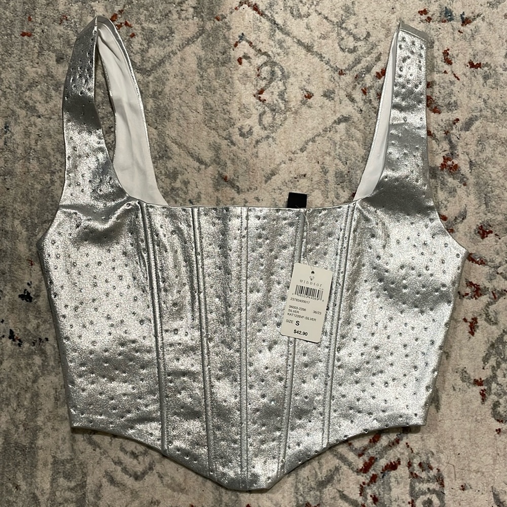 Windsor Jeweled Crop Top